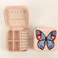 LS 5D Diamond Painting Small Jewelry Storage Box Animal Diy Round Diamond Paste Diamond Embroidery Decoration butterfly Cartoon