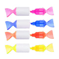 Mini Colored Marker Pens Sweet Highlighter Pens Custom Packing Promotional Scented Highlighter Cute Candy Shaped Highlighters