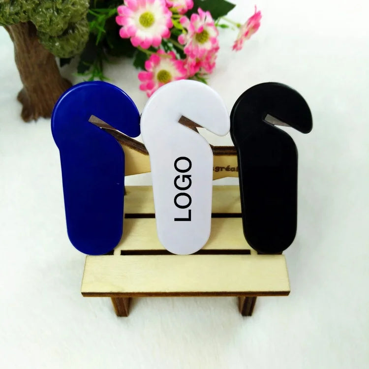 Personalized Mini Multifunction Plastic Food Bag Cutters / Milk Box Openers / Letter Openers