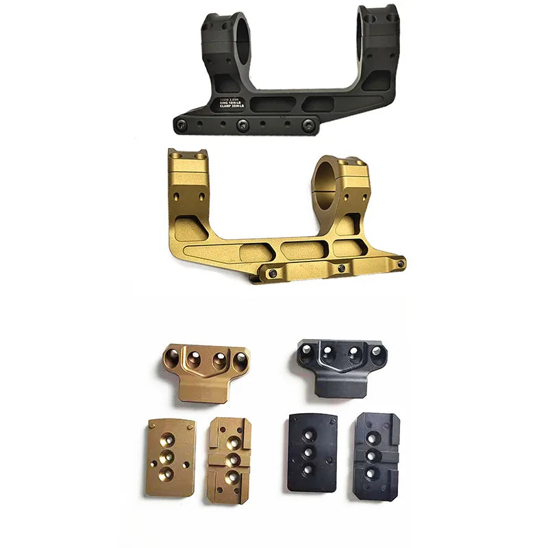 LWXC Tactical UN Series Offset Optic Mount Hunting Sight Metal Base or LPVO Scope Red Dot Sight Scope Mounting Base