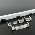 LED Neon Tube Fixed Clips Connector Flexible Strips Outdoor Stainless Steel Fixture 2835 Neon Lamp Tape Light Holder Accessories