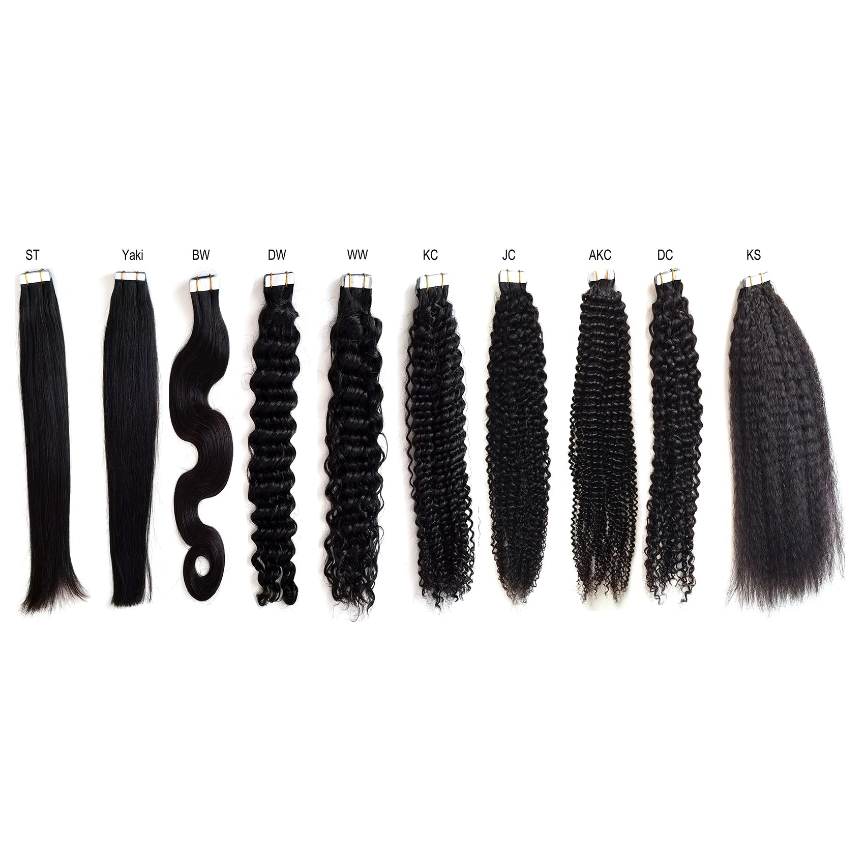 Raw Virgin Remy Human Hair 3b 3C Deep Jerry Yaki Raw Curly Body Wave Afro Kinky Straight Burmese Curly Tape in Extensions