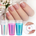 Wholesale Aurora Detachable French Nail Art Stamping Kit Nail Stamping Plate Silicone Nail Art Stamper With Scraper