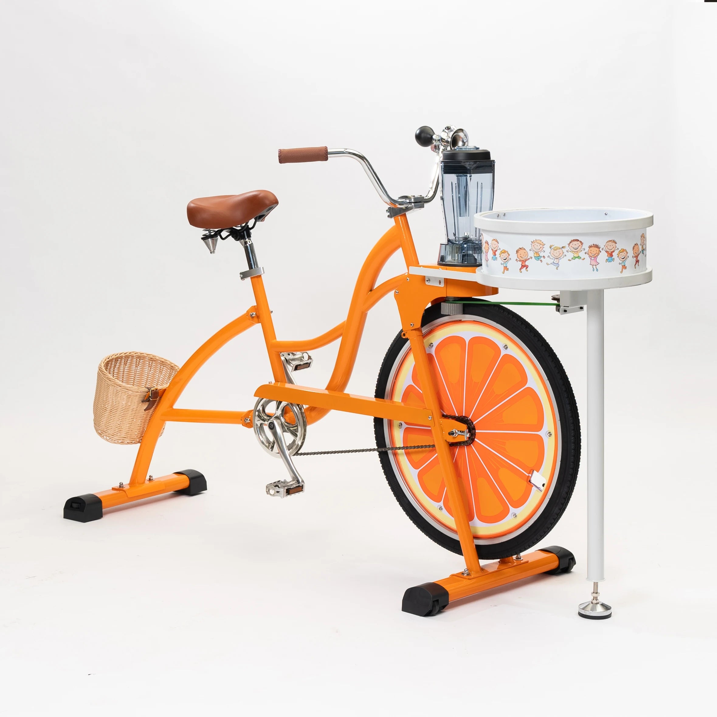 EXI 26" Wheel Adult Exercise Bike for Party Use-Smoothies Blender Art Bicycle