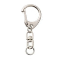 Wholesale Zinc Alloy Metal Hanging Buckle Multiple Color Key Ring with Chain Lanyard Spring Hook