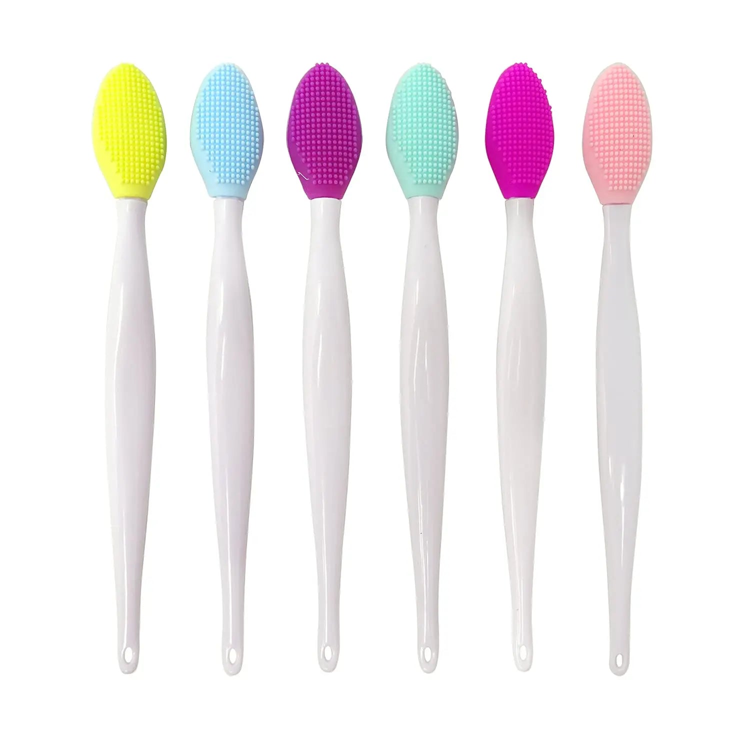 Custom Logo Soft Blackhead Remover Oil Lip Peeling Off Safe Double-sided Face Wash Face Brush Washing Brush Blackhead Remover