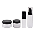 Hot Sale Portable Boston Travel Set PET Frosted Plastic Bottles Pump Sprayer Shampoo Skin Care Packaging Customizable Colors MegaBDM