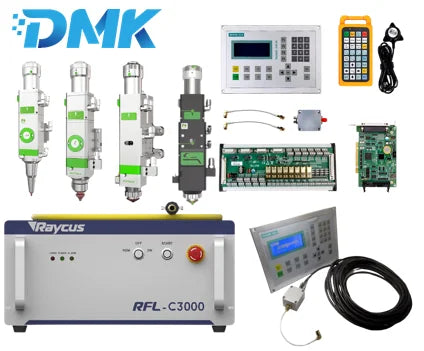 Whole-set Raycus 1500w/3000w/1000w Laser Source+BM111/109+Fscut1000/2000 + Bcs100 for Fiber Laser Cutting Machine