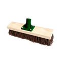 Brown Wooden Coconut Eco-Friendly Hand Garden Floor Cleaning Brush Household Cleaning for Queegee Removes Leaves and Pebbles