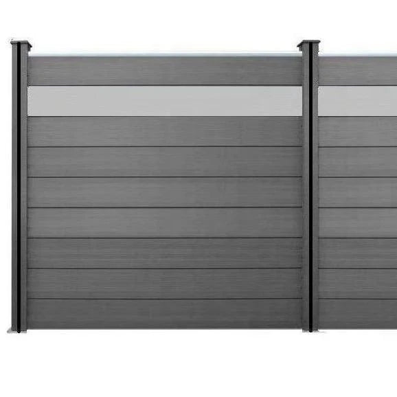 Wpc Holz Zaun Temporary  Waterproof Wood Fence for Garden Fence