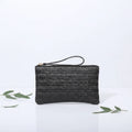 Women's Luxury Casual Travel Medium-Long Straw Wallet Fashionable Simple Handled Eco-Friendly Purse Bag Waterproof for Lady