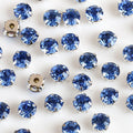 JC Crystal Wholesale Bulk Silver/gold Plating Shiny Sew on Crystals Rhinestones with Cup Chain