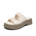 Women's Summer Casual slippers with Thick Soles Suitable for Pairing with Skirts Platform Sports Beach Slip-on Sandals