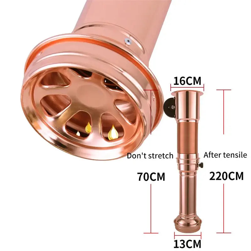 Commercial Grill Special Smoke Exhaust Pipe Can Be Telescopic Smoke Exhaust Pipe