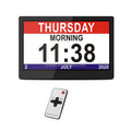 2025 Hot Selling 10 Inch WiFi Digital Calendar Clock Modern Design Desk Clock Private Label OER Dementia Clock