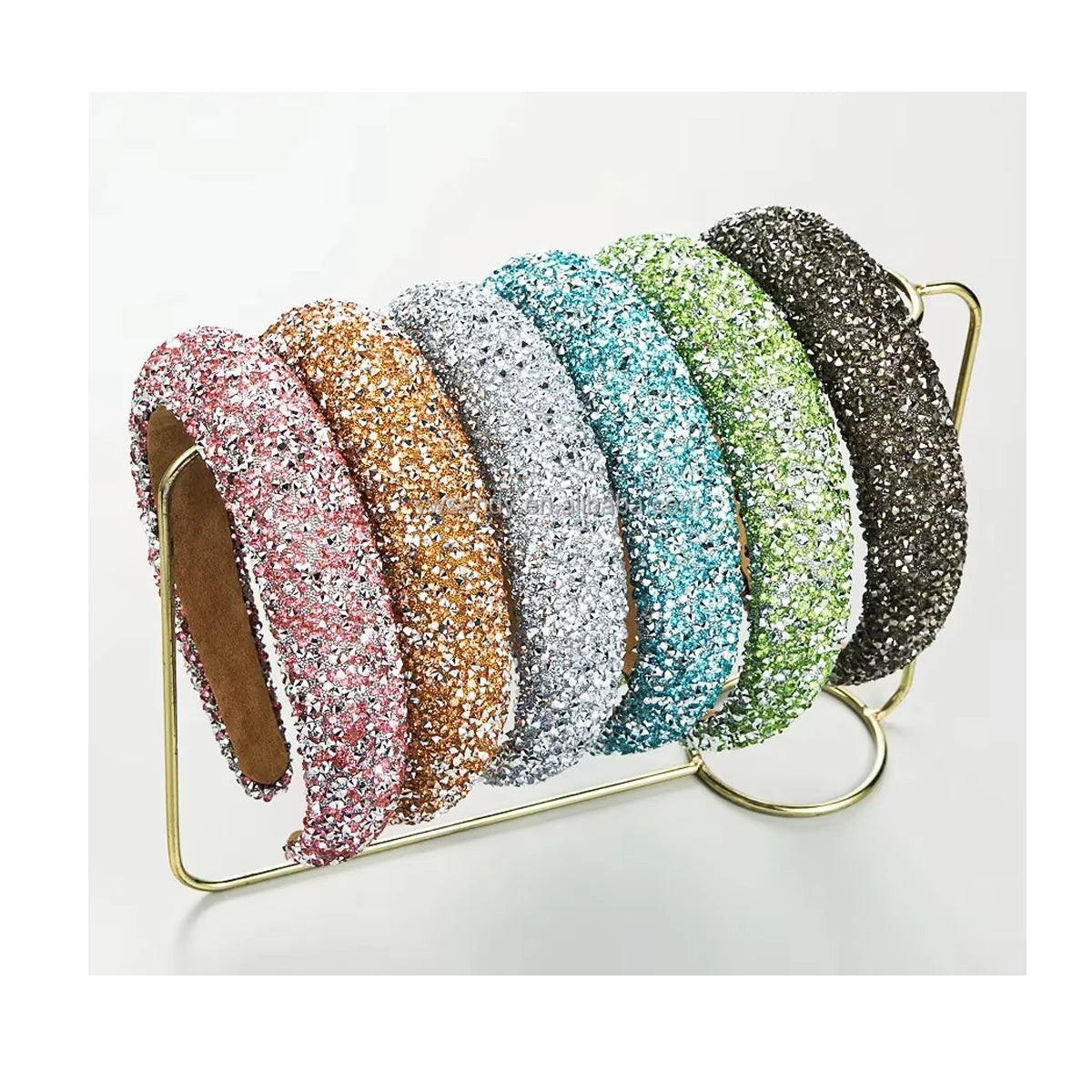 Hot Sell Luxury Crystal Headband Girl Fashion Colorful Rhinestone Headbands Hair Accessories Women Party Fine Jewelry Gifts