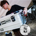 High End Brushed Silver Star Pulse Design Aluminum Alloy Lightweight Reinforced Corners Weatherproof Overlanding Gear Case