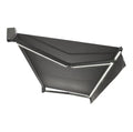Hot-sale Motorized Retractable Awning for Patio Window Aluminum Alloy Steel Frame Modern Style Remote Control Sun Protection