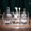 2024 Acrylic Makeup Organizer for Cosmetic case Brushes Lipstick Eyeshadow Plastic Dresser Makeup Storage Organizer Box