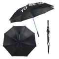 Cheap Blue Black Business Car Umbrella with logo Auto for Deign of Pub