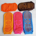 Cotton Non Slip Socks Colorful Unisex for Indoor Trampoline Park Use Children and Adults