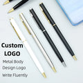Metal Ballpoint Pen Giveaway Gift Custom Logo Corporate Steel New Hot Sale Luxury Hotel and Festival Wedding Popular Feather