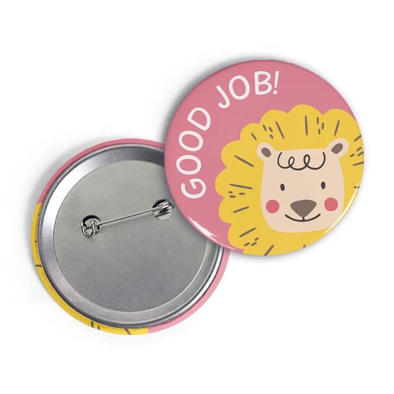 New Cheap Laser Flash/Light Membrane Tin Button Badge All Kinds of Craft Custom Cartoon Anime Button Pins