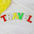 Wholesale in Stock Travel Letter Iron on for the Clothes Chenille Patches