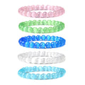 Hot Friendship Love Reiki Exquisite Jewelry Bangles Natural Stone Colorful Opal Stretch Elastic Cat Eye Bracelets for Women Men