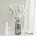 YOPIN-1072 Artificial Sweet Peas Silk Orchids Real Touch Pea Blossom for Decoration
