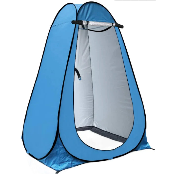 For Woqi Instantly Pop-Up Double Privacy Tent Portable Shower Awning Two Bedrooms Durable Nylon Convenient Dressing Set-Up for