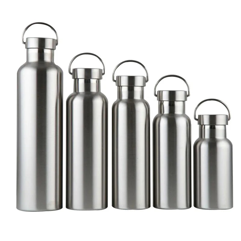 The Convenient and Simple Stainless Steel Double-layer Insulated and Chilled Cup Sports Cup Has Different Lids Can Be Added logo