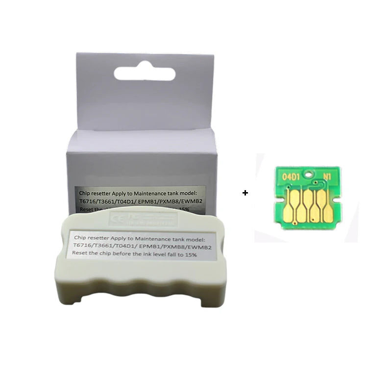 T04D1 Maintenance Box Tank Chip Resetter Compatible for Epson L6160 L6161 L6168 L6170 L6171 L6178 L6190 L6191 L6198 PRINTER