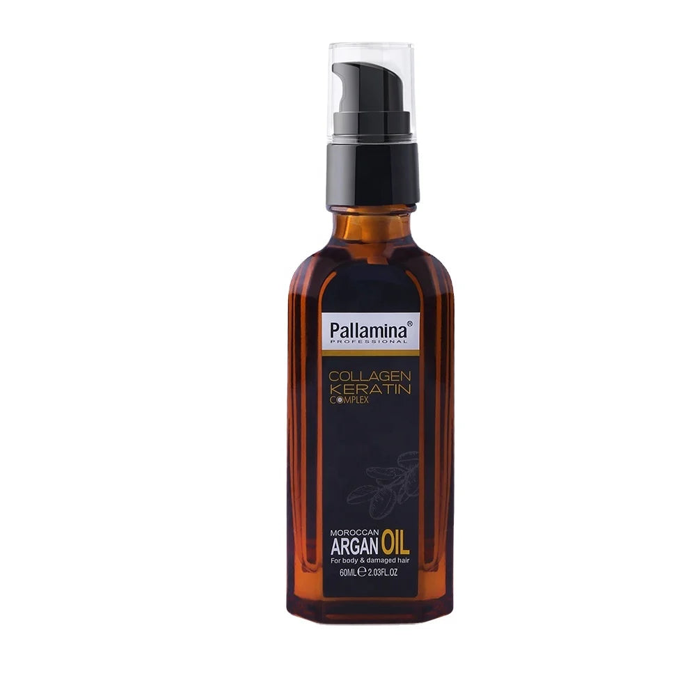 Argan Oil Pure Moroccan Argan Growth Oil Biotin Collagen Organic Oil for Hair