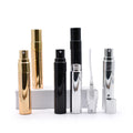 Hot Sale Golden Silver Black Glass 10Ml Luxury Portable Mini Refillable Travel Spray Empty Perfume Spray Custom Logo Atomizer