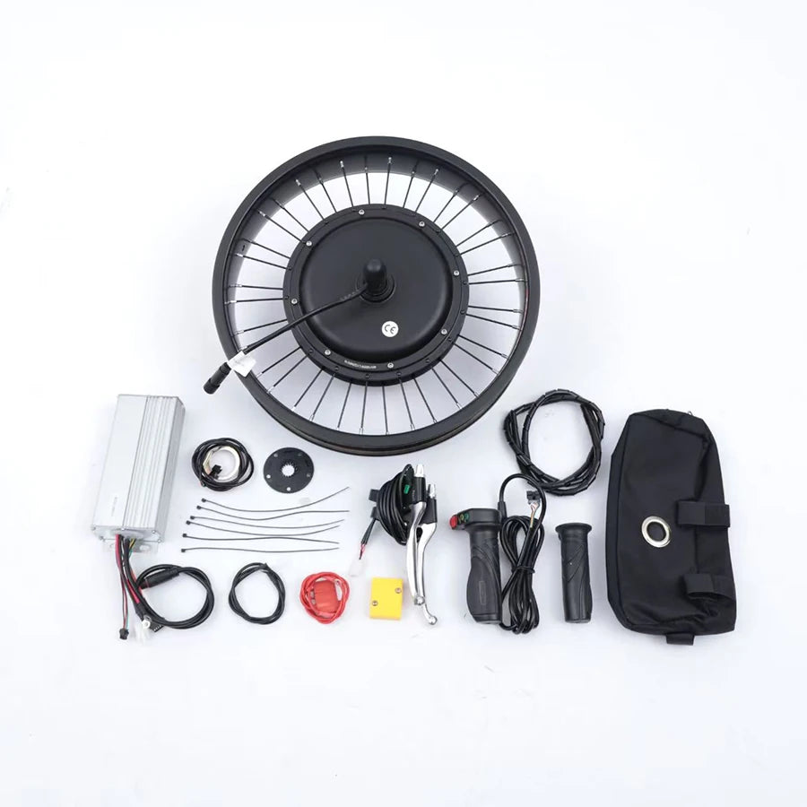 Oem 48v 72v 3000w 5000w 8000w Qs 205 50h Ebike E-bike Wheel Electric Bike Bicycle Rear Hub Motor Conversion Kit E Bike Kit