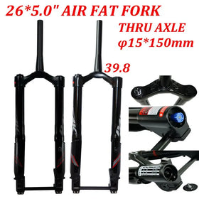 MTB Moutain 26inch Bike Fork Fat Bicycle Fork Air Suspension Snow Forks Aluminium Alloy 26