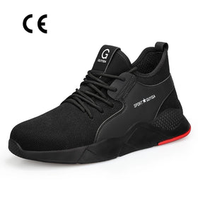 GUYISA Brand 2022 Wholesale Factory Price Customized Breathable Lightweight Brand Men's Safety Shoes