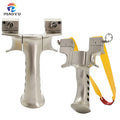 Powerful Zinc Alloy Bow Head and Aluminum Alloy Handle Slingshot Shooting Product for Outdoor Hunting Competition Entertainment