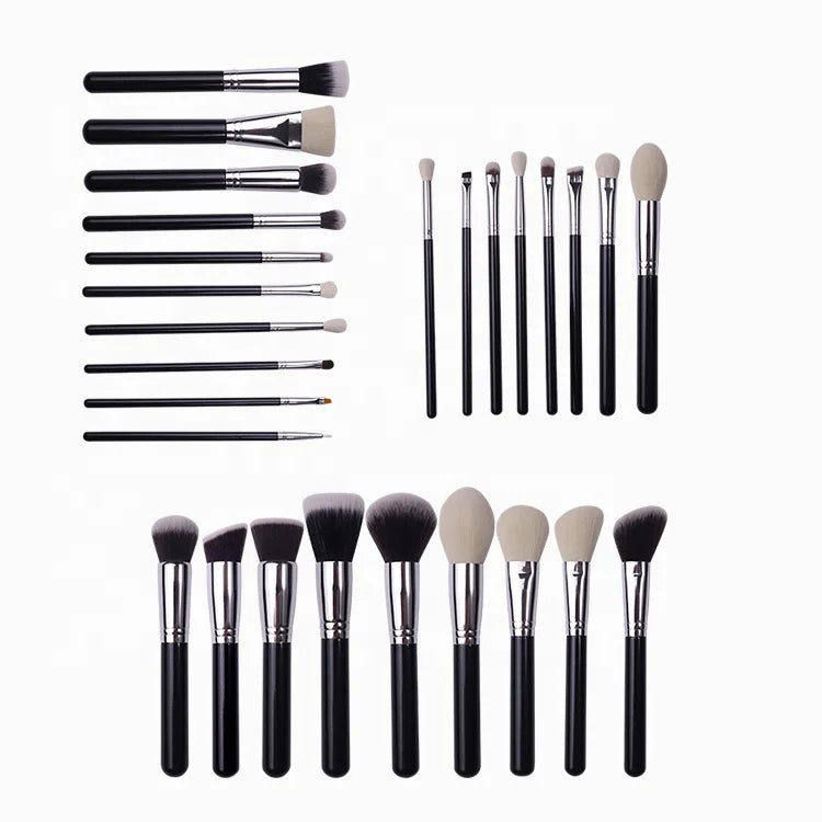 Luxury Makeup Brush Set 30PCS Goat Hair Makeup Brushes Powder Eye Shadow Highlighter Brush Natural Brochas De Maquillaje