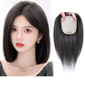 Wholesale 10inch Female Human Hair Toppers Natural Starry Net Hair Topper Hair Patch on Top of Head