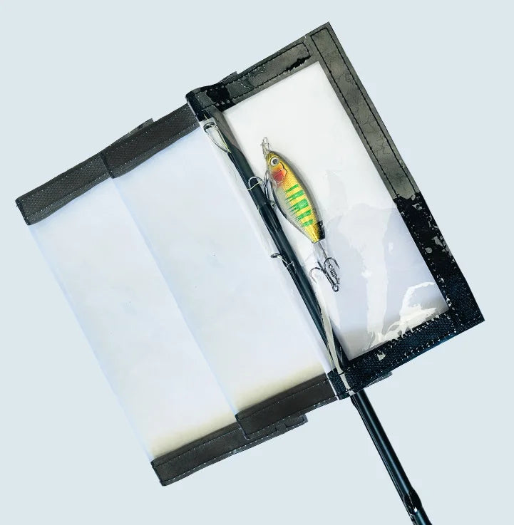 SNEDA Fishing Lure Wraps Lure Cover Saltwater Resistant  Durable Transparent Clear PVC Fishing Lure Covers