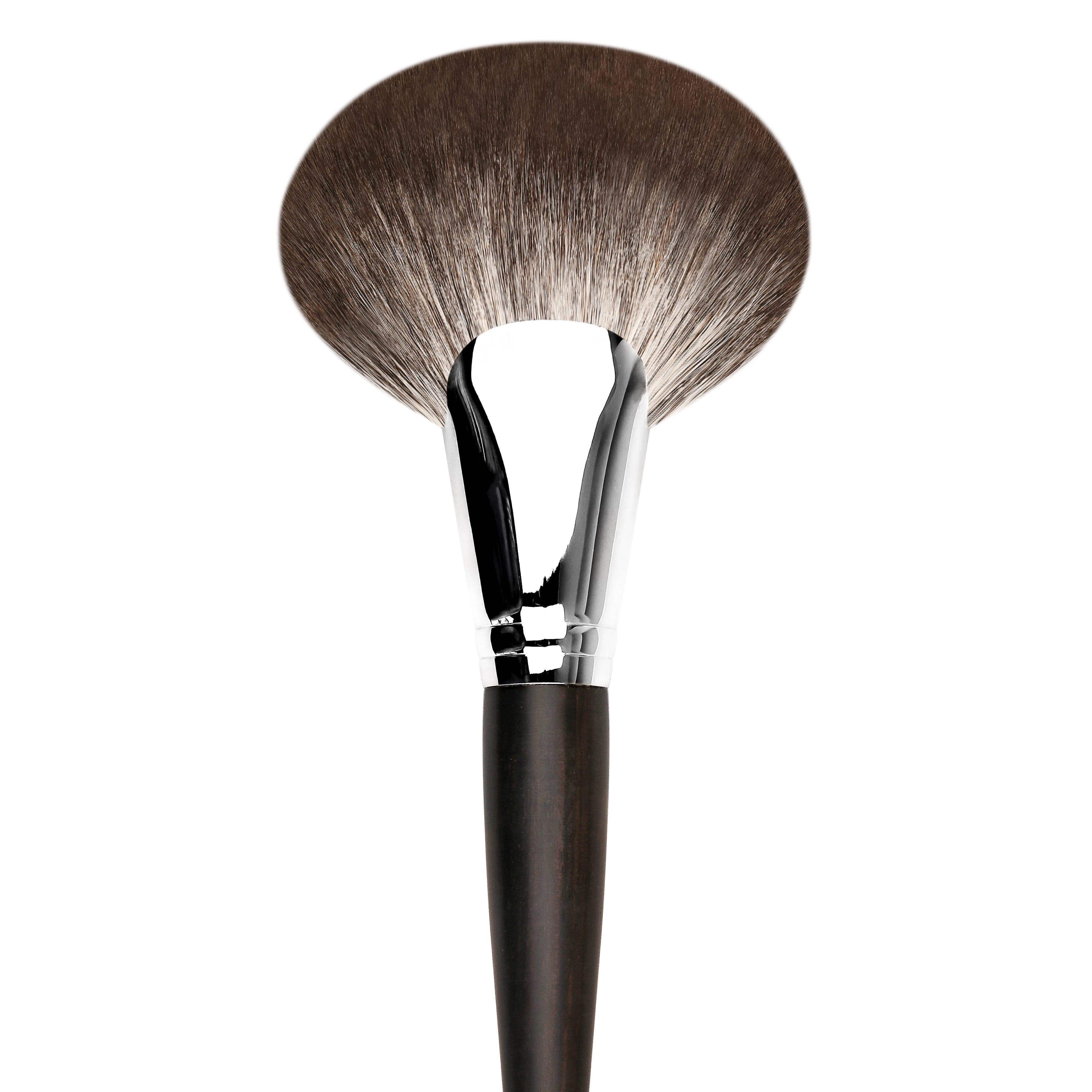 Luxury Ebony Handle Natural Hair Makeup Brush for Women Professional Black Makeup Brush Set Brush Washable