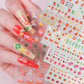Newest Easter Cartoon Nail Art Stickers Cute Rabbit Nail Wraps Duck Nail Art Decorations Decals