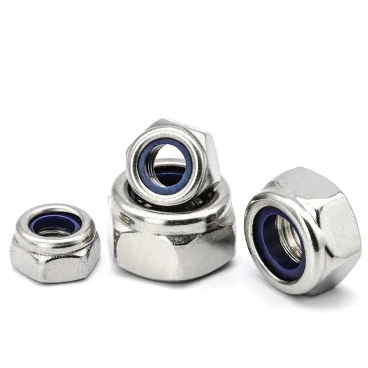 Zinc Plated Galvanized Hexagon Nylon Insert Self Locking Nut M3-M12 GB Standard