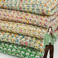 Modern 100% Polyester Tweed Fabric Breathable Blended for Clothing Sofa Bags-Abundant Stock Available