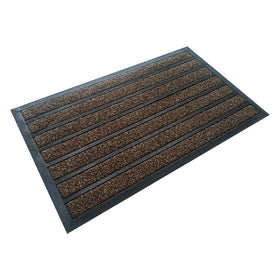 Hot Sell Water Absorbent Solid Color Cut Pile Grass Entrance Rubber Door Mat