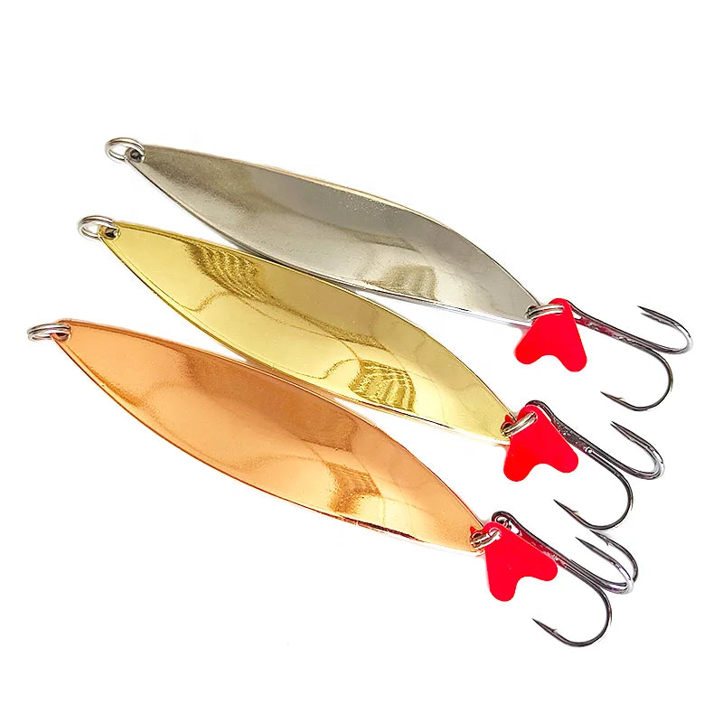 MISTER LURE Manufacture Metal Spoon Fishing Lure Hard Bait Wobbler Artificial Spoon Fishing Lures
