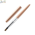 New Rose Gold Metal Handle  Synthetic Hair Round UV Gel Paint Nail Art Brush