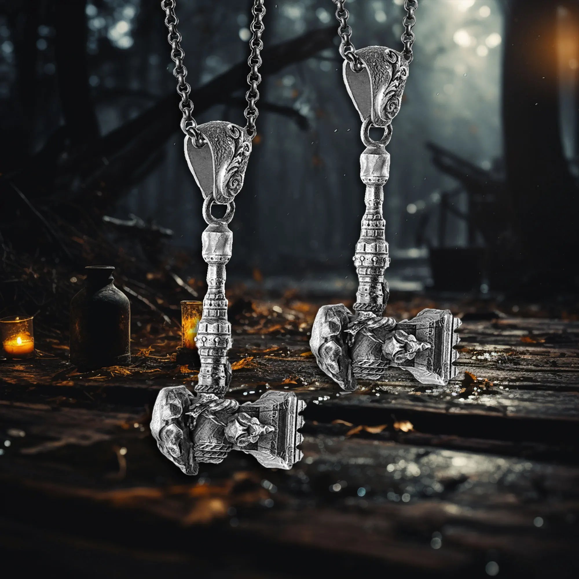 Men's Viking Axe Pendant Unique 925 Sterling Silver Silver Axe Necklace Fine Pendants & Charms Perfect Gift for Him